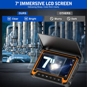 Octopusscan OS7DVE Sewer Inspection Camera – 512Hz Locator & Self-Leveling 7" Screen - Octopusscan