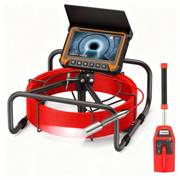 Octopusscan OS7DVE Sewer Inspection Camera – 512Hz Locator & Self-Leveling 7" Screen - Octopusscan