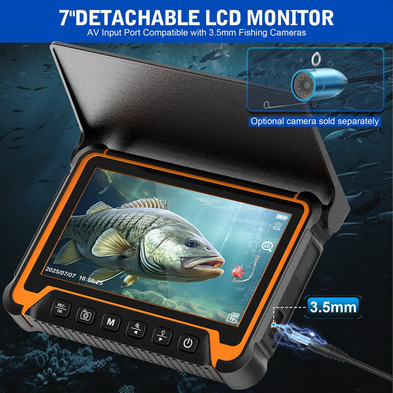 Octopusscan OS7DVE Sewer Inspection Camera – 512Hz Locator & Self-Leveling 7" Screen - Octopusscan