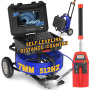 Octopusscan OS10DX1 Sewer Inspection Camera – 512Hz Locator, Self-Leveling & 246ft Cable - Octopusscan